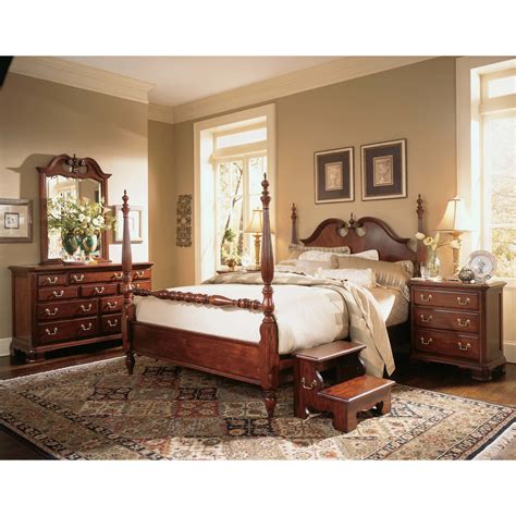 Victorian Cherry Wood Bedroom Furniture